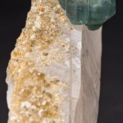 Apatite on Quartz