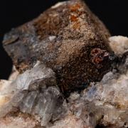 Cerussite on Galena