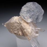 Fluorite on Quartz