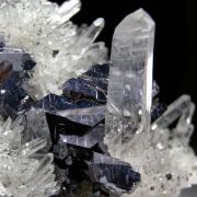 Galena on Quartz with Chlorite