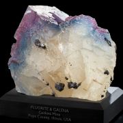 Gaskins Mine Fluorite w/ Galena & Calcite