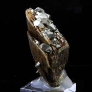 Siderite, Pyrite.