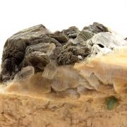 Hydroxylapatite + Microcline + Mica + Quartz.