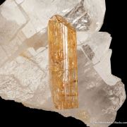 Imperial Topaz on Quartz