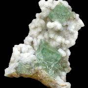 Fluorite, quartz MONGOLIA