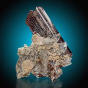 Brookite  on Quartz