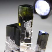 Tourmaline on Quartz