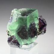 FLUORITE with PHANTOMS, PYRITE