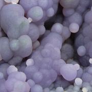 Quartz / (var. - Chalcedony) / (var. - Agate) / (Grape Chalcedony / Grape Agate) with Celadonite