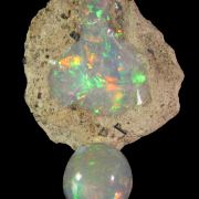 Opal: Rough and Cut