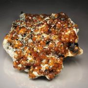 gem GARNET var. SPESSARTINE, QUARTZ var. SMOKY