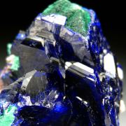 Azurite with Malachite