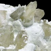 Talc, calcite, quartz, chalcopyrite