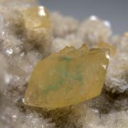 Cavansite in Calcite with Stilbite