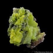 Pyromorphite cast after Cerussite