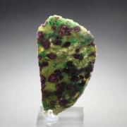 GARNET var. PYROPE, DIOPSIDE var. CHROMIUM-BEARING DIOPSIDE