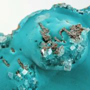 Rosasite With Calcite