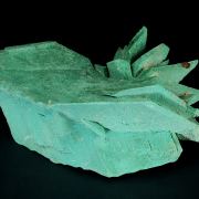 Calcite ( pseudo Glauberite ) man-made green coating