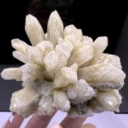 Danburite, calcite