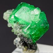 Tsavorite with Diopside