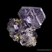 Galena (twinned) with Sphalerite and Quartz