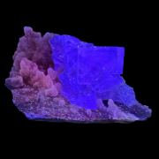 Fluorite, quartz MONGOLIA