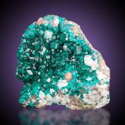 Dioptase  & Calcite