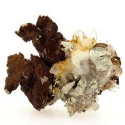 Siderite, Quartz, Pyrite.