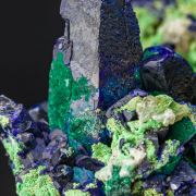 Azurite, Malachite after Azurite