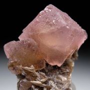 Fluorite on Muscovite