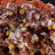 Mimetite with Calcite