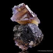 Fluorite on Sphalerite