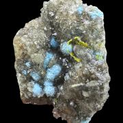 Plancheite, cerussite, duftite, quartz