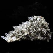 Siderite, Quartz, Pyrite.