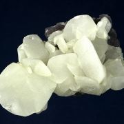 Calcite on Fluorite