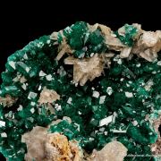 Dioptase with Cerussite