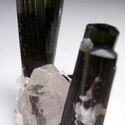 Tourmaline on Quartz