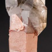 Quartz scepter with Hematite