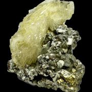 Baryte, pyrite