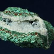 Chrysocolla on Malachite