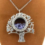 Raw Tanzanite Necklace.