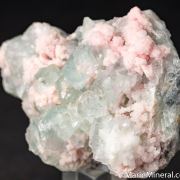 Rhodochrosite with Fluorite