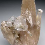 Fluorite on Quartz