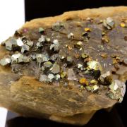 Pyrite, Siderite, Quartz.