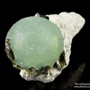 Prehnite on Epidote