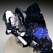 Azurite with Malachite