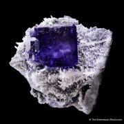 Fluorite on Quartz