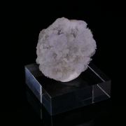 YTTROFLUORITE on GYPSUM - Qinglong Mine (Dachang Mine), Qinglong, Qianxinan, Guizhou, China