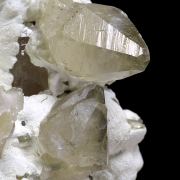 Talc, calcite, quartz, chalcopyrite