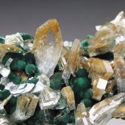 new find - BARYTE, MALACHITE